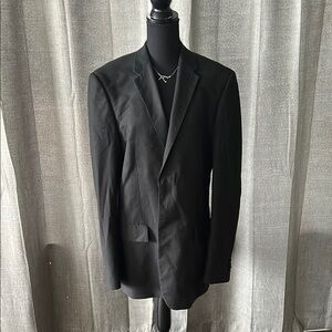 Perry Ellis Black Sport Coat with Notched Lapel